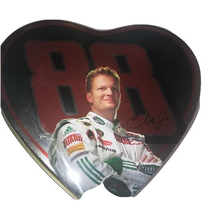 Coches de chocolate Dale JR 2009 #24 coleccionables en forma de corazón Tin Palmer. Vacío A1 Foto 1 de 4