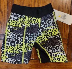 New Adidas Climalite Girls Destiny Printed Softball Slider Shorts neon, Size XS - Picture 1 of 2