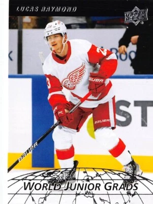 2022-23 Upper Deck World Junior Grads #WG9 Lucas Raymond - Image 1 of 2