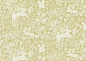 SCION FABRIC "KELDA" 50 X 145 CM COTTON, IDEAL FOR CUSHIONS/LAMPS, GRASSHOPPER - Picture 1 of 5