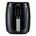 5 Qt Digital Air Fryer with 9 One-Touch Presets, Black, 12.5 H, New