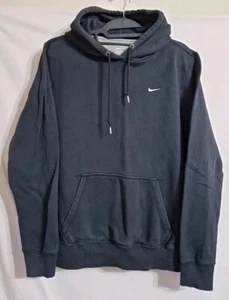 Nike Black Hoodie XL With Front Through Pocket 100% Cotton - Picture 1 of 19