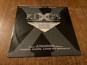 KING'S X Fine Art Of Friendship 12" PROMO SAMPLER EP Single 1990 - Picture 1 of 5