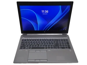HP Zbook 15 G5 Laptop i7-8850H 2.6GHz 32GB 512GB SSD Cam Backlit P1000 Sp1 - Afbeelding 1 van 6