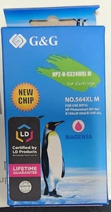 G&G (LD) New Chip NP2-H-0324WXL M Ink Cartridge-Magenta HP #564XLM NEW Lifetime - Picture 1 of 6
