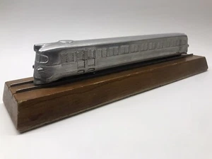 VINTAGE BIG ALUMINUM TRAIN RAILROAD DESK MODEL YUGOSLAVIA 1960-70’s - Picture 1 of 15