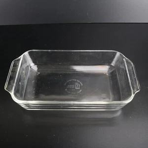 Anchor Hocking Fire-King Ovenware #432 - 11/2 quarto 6x10 piatto da forno trasparente - Foto 1 di 9