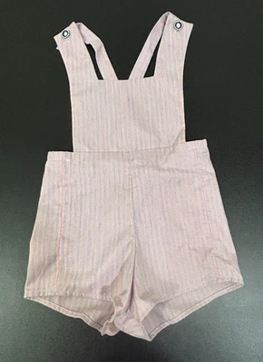 Mameluco retro de colección patriótico upcycle rehabilitación reutilizable artesanía salvamento talla 6-18 meses Foto 1 de 4