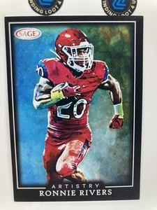 2022 SAGE Artistry Ronnie Rivers #ART-RR Fresno State Bulldogs - Bild 1 von 2