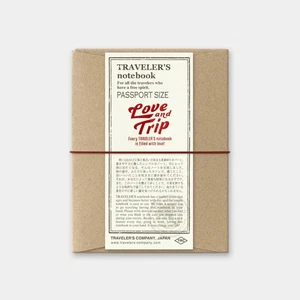 Traveler's Company Love and Trip Limited Edition Notebook Passport Size Red 2025 - Picture 1 of 10
