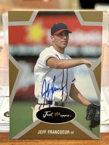 2002 Just Minors TEST DESIGN Autograph Jeff Francoeur Braves Limited 227/500 - Picture 1 of 2