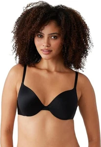 NWD WACOAL Inner Sheen T-Shirt Bra BLACK 40DD - Picture 1 of 9
