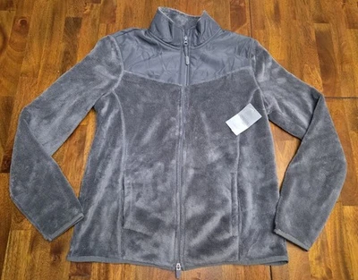 Acogedora chaqueta ligera Danskin polar holgada cremallera talla M (8-10) nueva con etiquetas Foto 1 de 4