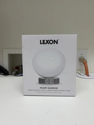 Lexon Miami Sunrise Alarm Clock with Bluetooth Speaker - Image 1 of 4