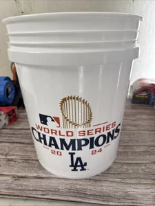 Los Angeles Dodgers 2024 World Series Champions 5 Gallon Leaktite Bucket - Picture 1 of 1