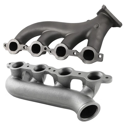 Exhaust Turbo Manifold Cast Iron For GMC Sierra For Chevy Silverado 4.8/5.3/5.7L - Image 1 of 4