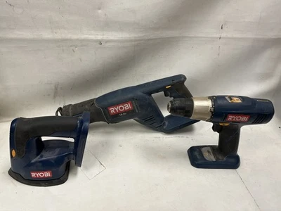 RYOBI 18V POWER TOOL SET W/ DRILL, SAW, AND SANDER (SOLD AS SET) - Image 1 of 4
