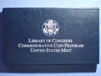 2000-P  Library of Congress Proof Commemorative Silver Dollar  OGP - Image 1 of 4