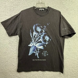 Camisa Kith New York Jardín Botánico Para Hombres Pequeña Azul Floral Colaboración NYBG Desteñida - Imagen 1 de 13