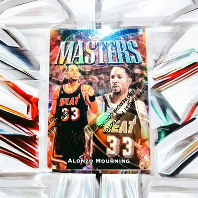 Topps Finest #281 1997 refractor de luto Alonzo raro SN/1069 NBA HOF Miami Heat Foto 1 de 2