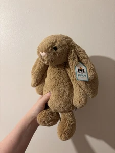 BNWT - Jellycat Medium Bashful Biscuit Bunny - Picture 1 of 7