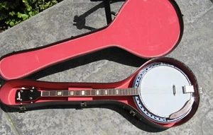 Vintage Supro Tenor Banjo with Case - Picture 1 of 14