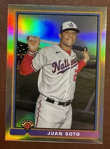 Juan Soto 2021 Bowman Refractor 91B - Picture 1 of 2