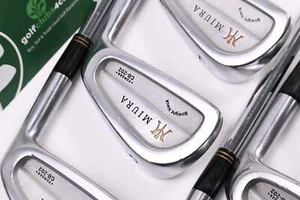 Miura CB-202 Striaght Neck Irons / 5-PW / Regular Flex Pure Steel Shafts - Picture 1 of 7