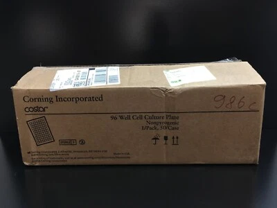 Corning Costar REF 3696 Half Area 96 Well Clear Flat Bottom Microplate - Image 1 of 4