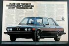 1977 Bmw 530I Luxury Car   The Ultimate Driving Machine   2 Page Magazine Ad