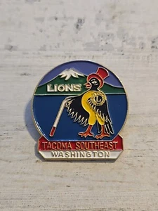 Pin de solapa esmaltado Tacoma Southeast Lions Club de colección Tacoma O5 - Imagen 1 de 2