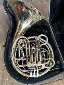 Cuerno francés doble plata Holton H177. Hecho en USA. - Imagen 1 de 17
