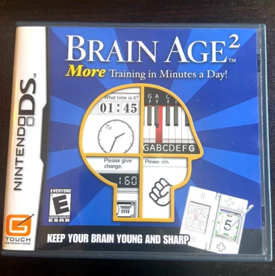 Nintendo DS Game Brain Age 2 - Image 1 of 2