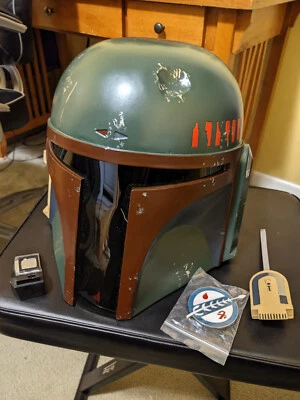 Xcoser SW Boba Fett Helmet The Book of Boba Fett Cosplay Props Adult Halloween - Image 1 of 2