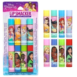 Lip Smacker Disney Princess Lip Balms For Kids Multi-Pack of 8 (Flavoured) - Picture 1 of 4