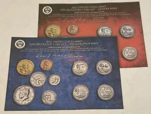 2022 US Mint Uncirculated Mint Set 20 Coin 22RJ Both P,D Sealed Box - Picture 1 of 3