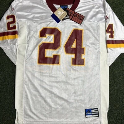 Camiseta de fútbol americano vintage de los Washington Redskins ADIDAS auténtica de la NFL nueva campeona Foto 1 de 4