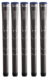 Set of 5 - Winn Golf - Dri-Tac Midsize Grip Dark Gray 6DT-DG - Picture 1 of 6
