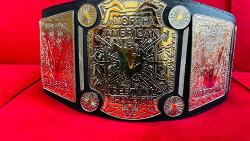 CINTURA NORTHERN AMERICAN WRESTLING CHAMPIONSHIP CHAMPIONSHIP 3 STRATI PIASTRA ZINCO