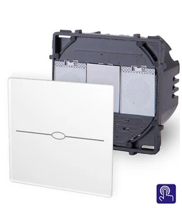 Pulsador táctil solo módulo 12/24V baja tensión UP interruptor de pulso LUXUS-TIME - Imagen 1 de 4