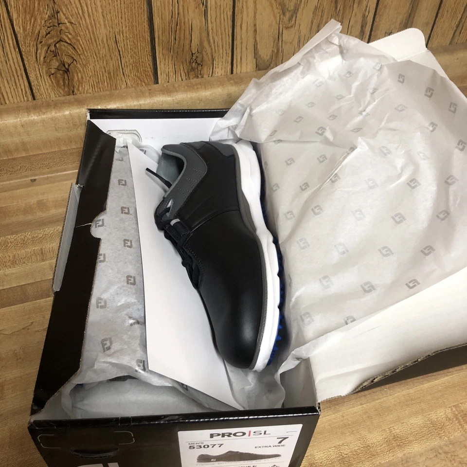 FootJoy Men's Pro|sl Sport Golf Shoe Black/Red 7.5