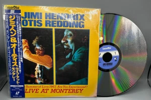 JIMI HENDRIX OTIS REDDING Laserdisc Live at Monterey JAPAN LD OBI - Picture 1 of 1