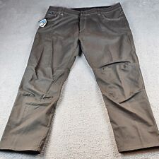 Kuhl Rydr Mens 42x32 Hiking Pants Full Fit Euro Twill Gray Articulated Knees