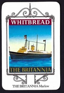 WHITBREAD - MARITIME INN SIGNS - #23 THE BRITANNIA, MARLOW - Picture 1 of 2