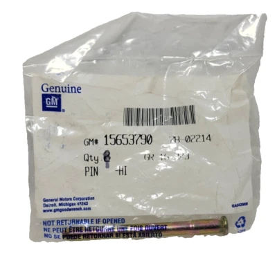 Pin de bisagra de puerta delantera genuino GM OEM 15653790 Chevrolet GMC Oldsmobile Foto 1 de 4