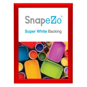SnapeZo® Red A3 Document Frame - 1" Profile - Picture 1 of 5