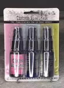 RITIRATO Tim Holtz Ranger Perlescent Distress Mica Spray Macchie VACANZE - Foto 1 di 2
