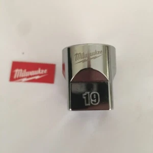 Milwaukee  19mm x 3/8 In. Dr  6-Point Standard Socket Free USA Shipping - Picture 1 of 4
