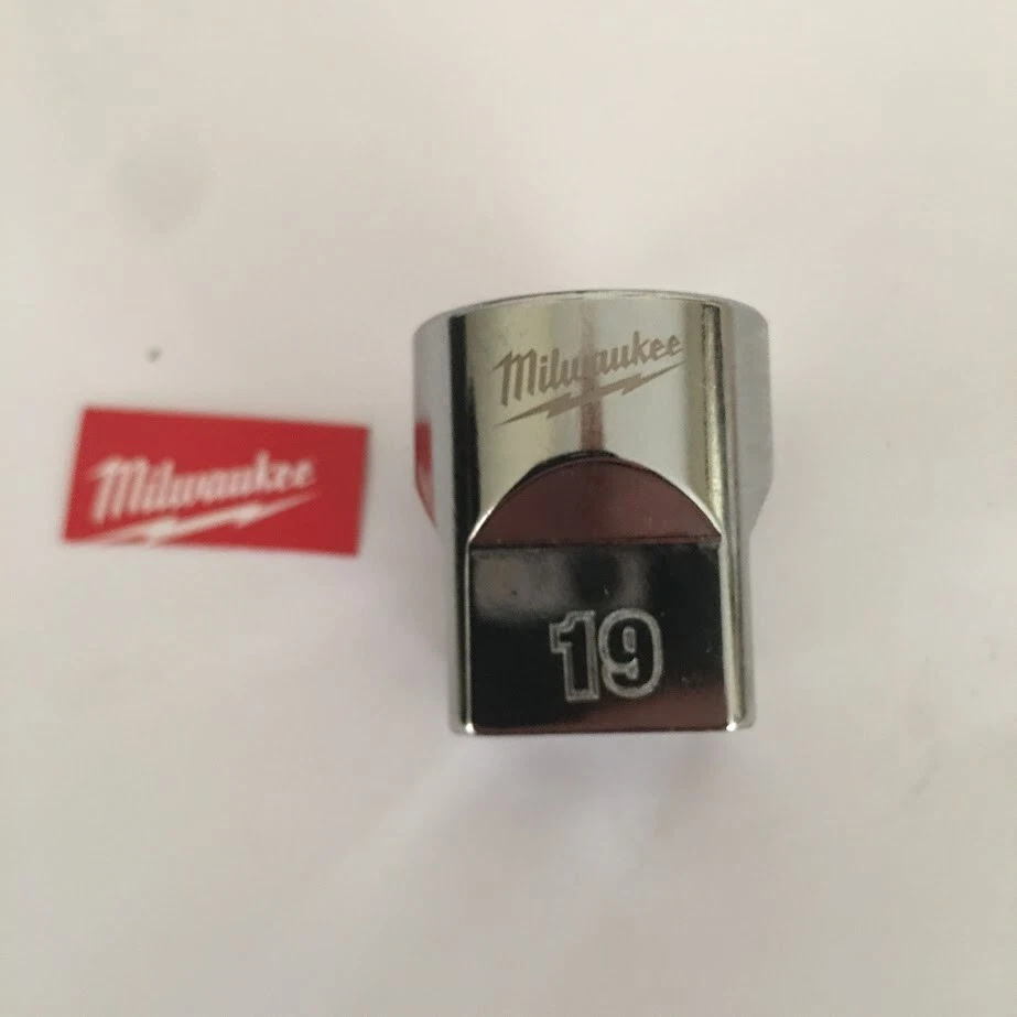 MILLWAUKEE Milwaukee 19mm x 3/8 In. Dr 6-Point Standard Socket Free USA Shipping