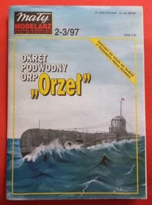 Modellbaubogen Maly Modelarz 2-3/97, Okret Podwodny U-BOOT ORP ORZEL in 1:100 - Picture 1 of 11